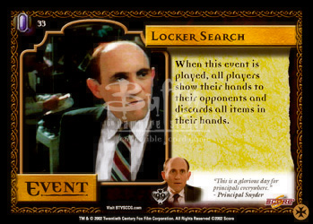 #33 Locker Search